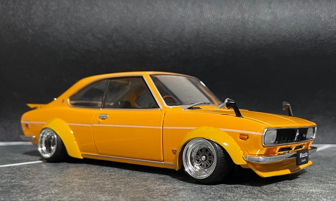 1/24 アシェット 国産名車 MAZDA カペラ 旧車 改造車 カスタムカー