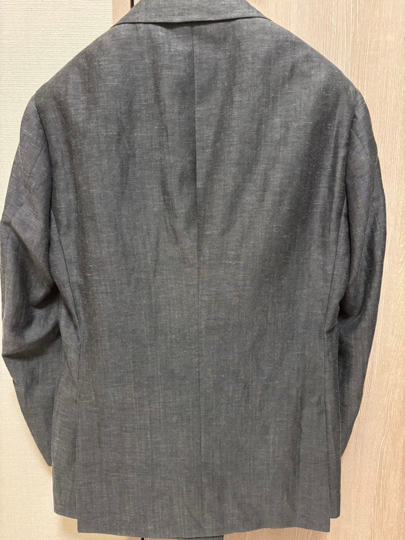 グジ　44 salotto di Guji グレー 麻混　新品同様