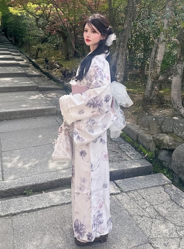 【新品即発送】GRL 3点セット2Way花柄セパレート浴衣[gi1604]