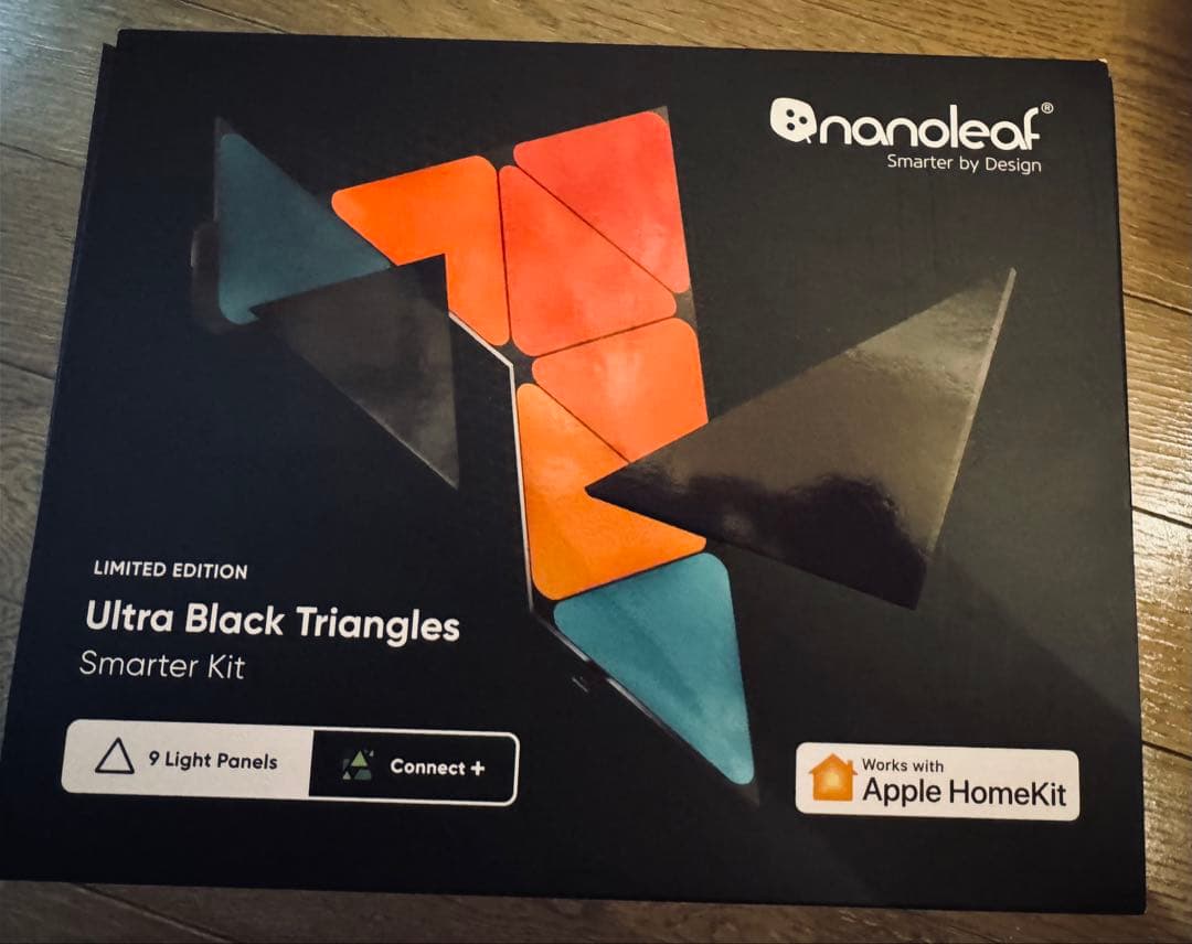 ナノリーフ Ultra Black Triangles Smarter Kit