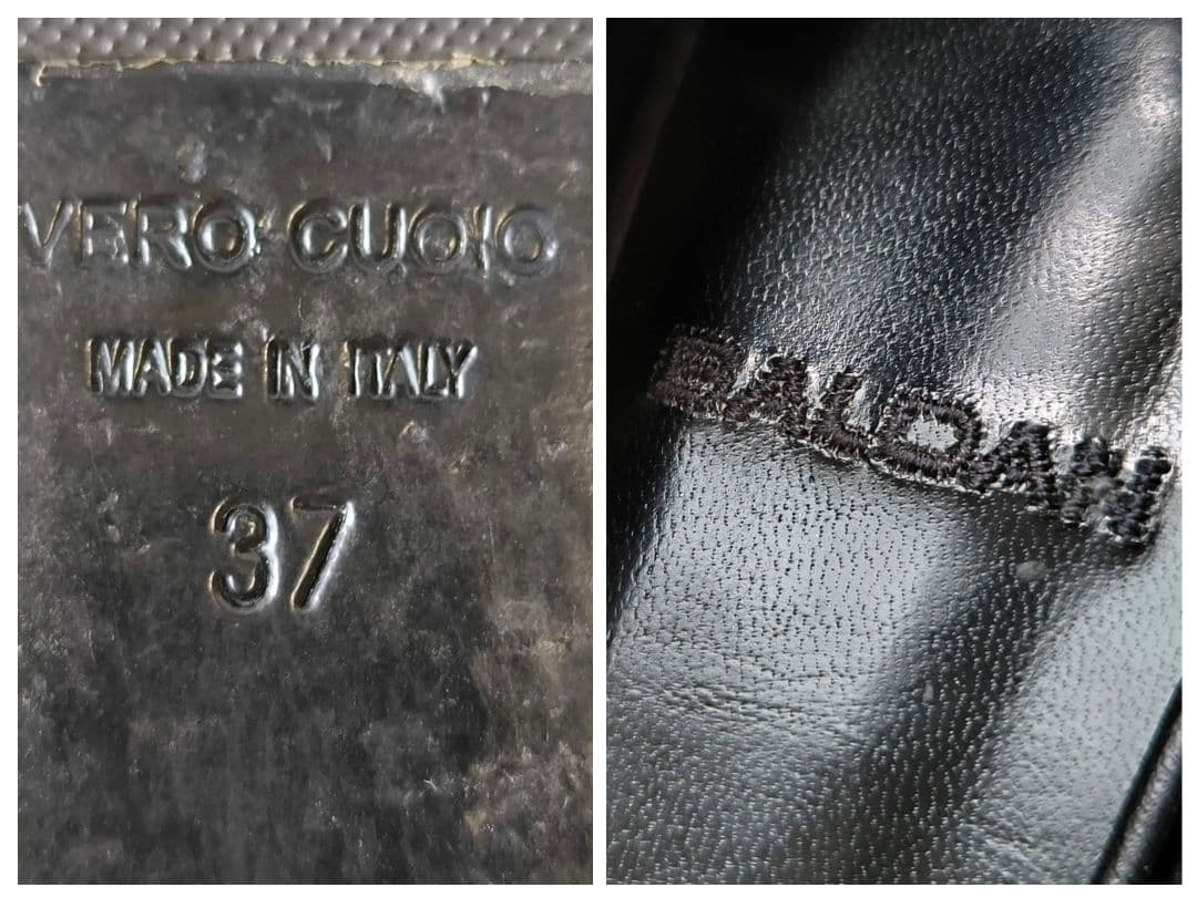 【美品】BALDAN バルダン フラットパンプス ポインテッドトゥ