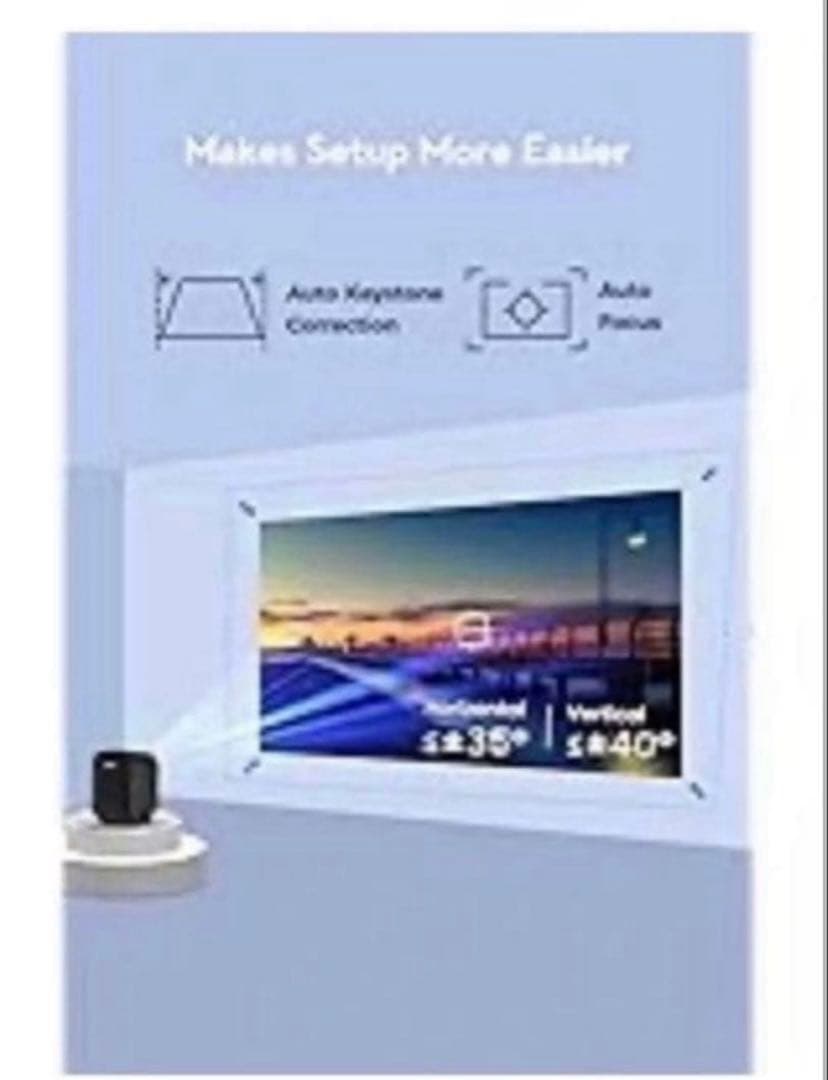 Netflix対応 超小型プロジェクター COI ブラック 高画質コンパクト新品