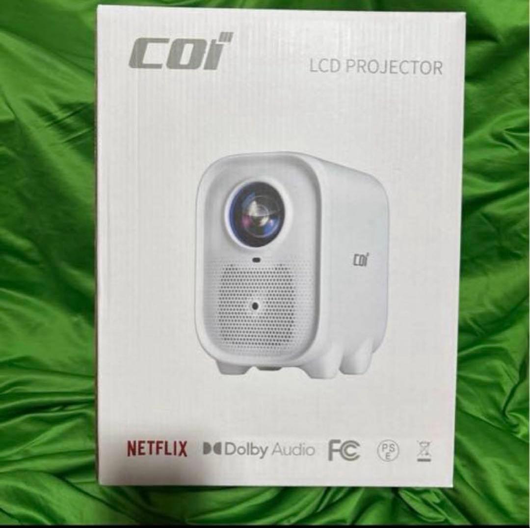 Netflix対応 超小型プロジェクター COI ブラック 高画質コンパクト新品