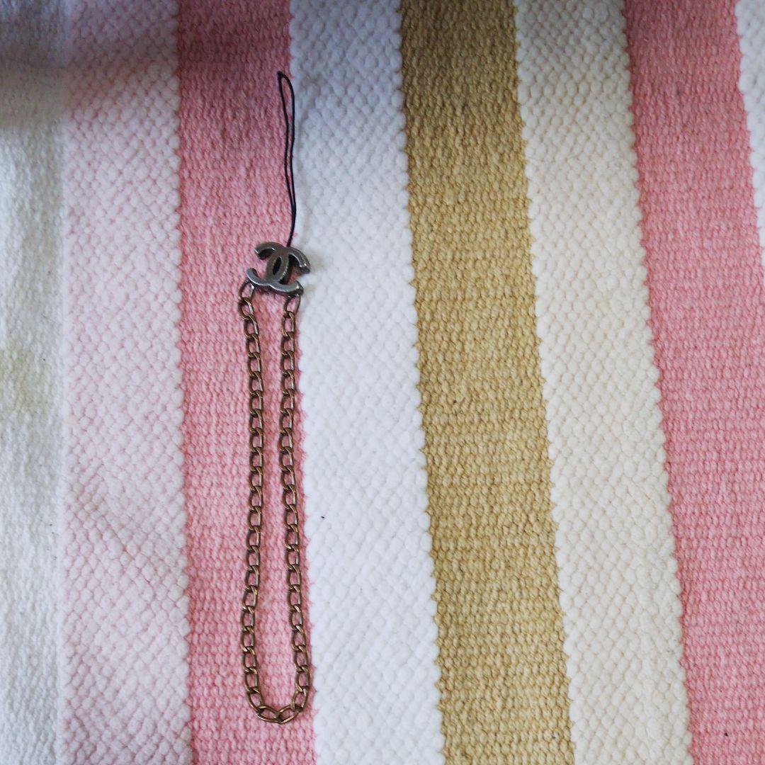 【本物】シャネル携帯ストラップ