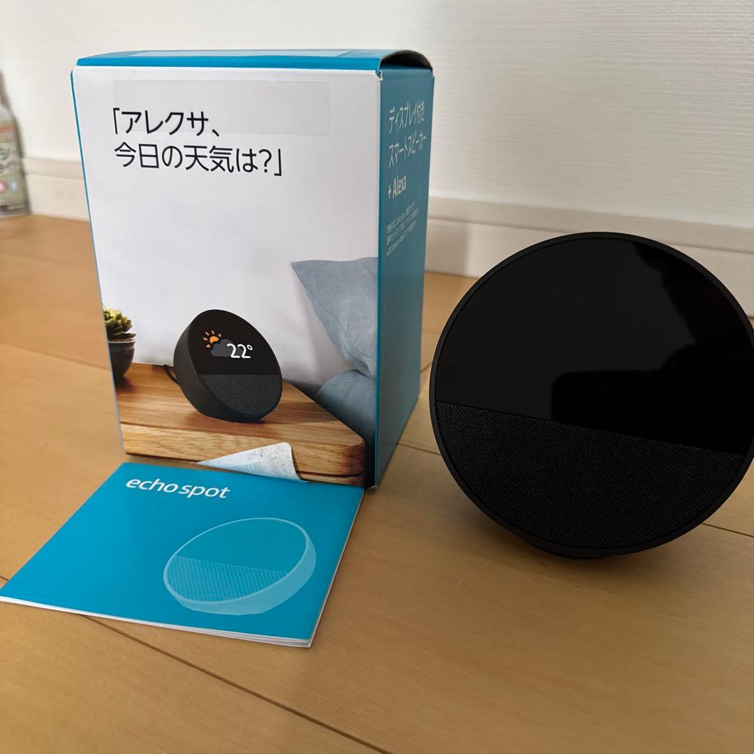Amazon echo spot ブラック　2024年モデル