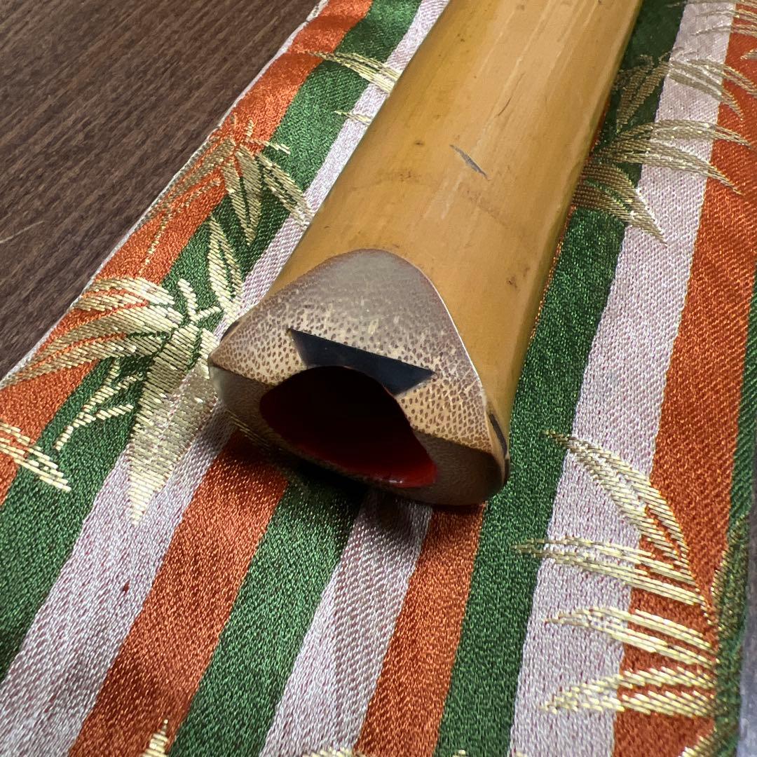 尺八 1尺８寸管 専用ケース唄口カバー付 ※最終値下げ
