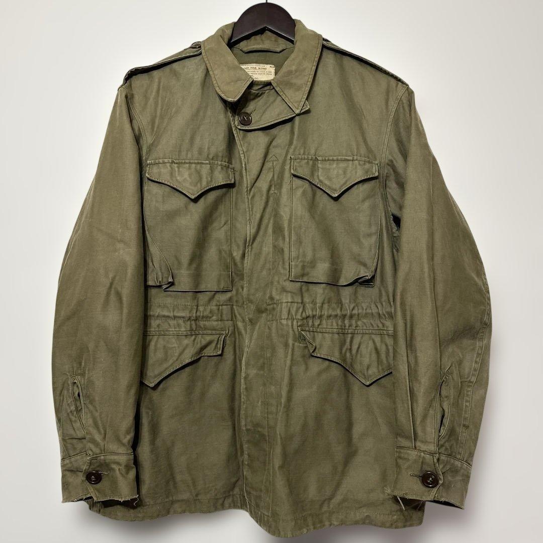 WWⅡ 40s M-1943 フィールドジャケット 36R コットンサテン 実物