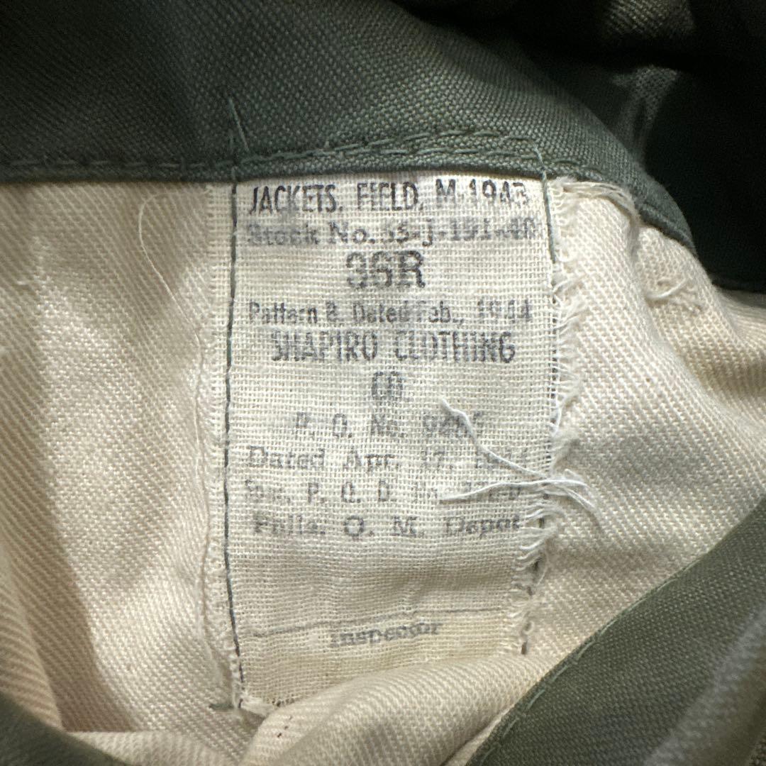 WWⅡ 40s M-1943 フィールドジャケット 36R コットンサテン 実物