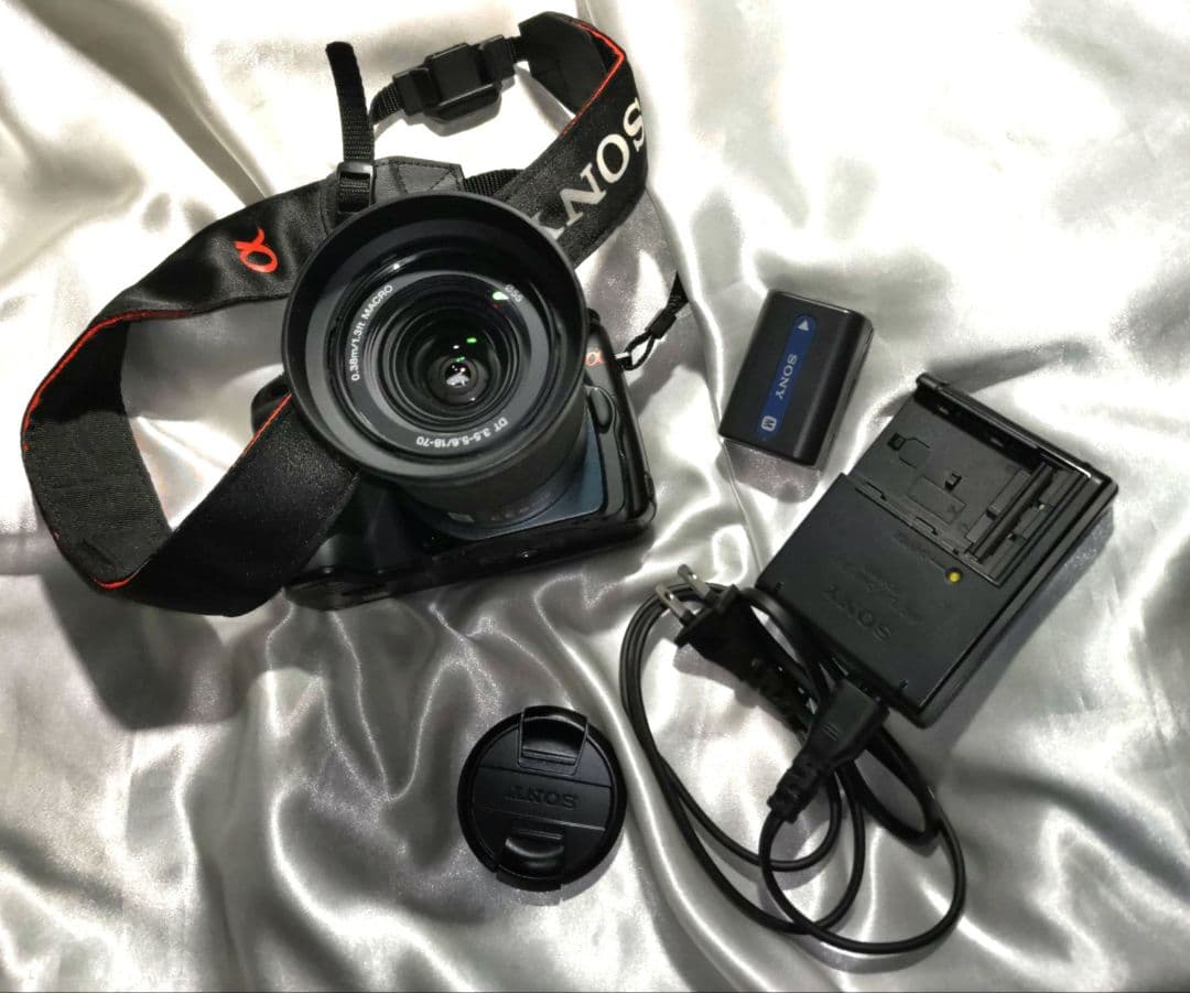 SONY製レンズ α100 アルファ CCD デジタル一眼レフカメラ