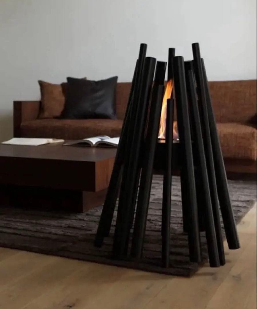 エコスマートファイヤー stix 約50万 モダンインテリアアー ブラック