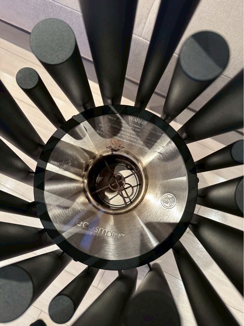 エコスマートファイヤー stix 約50万 モダンインテリアアー ブラック