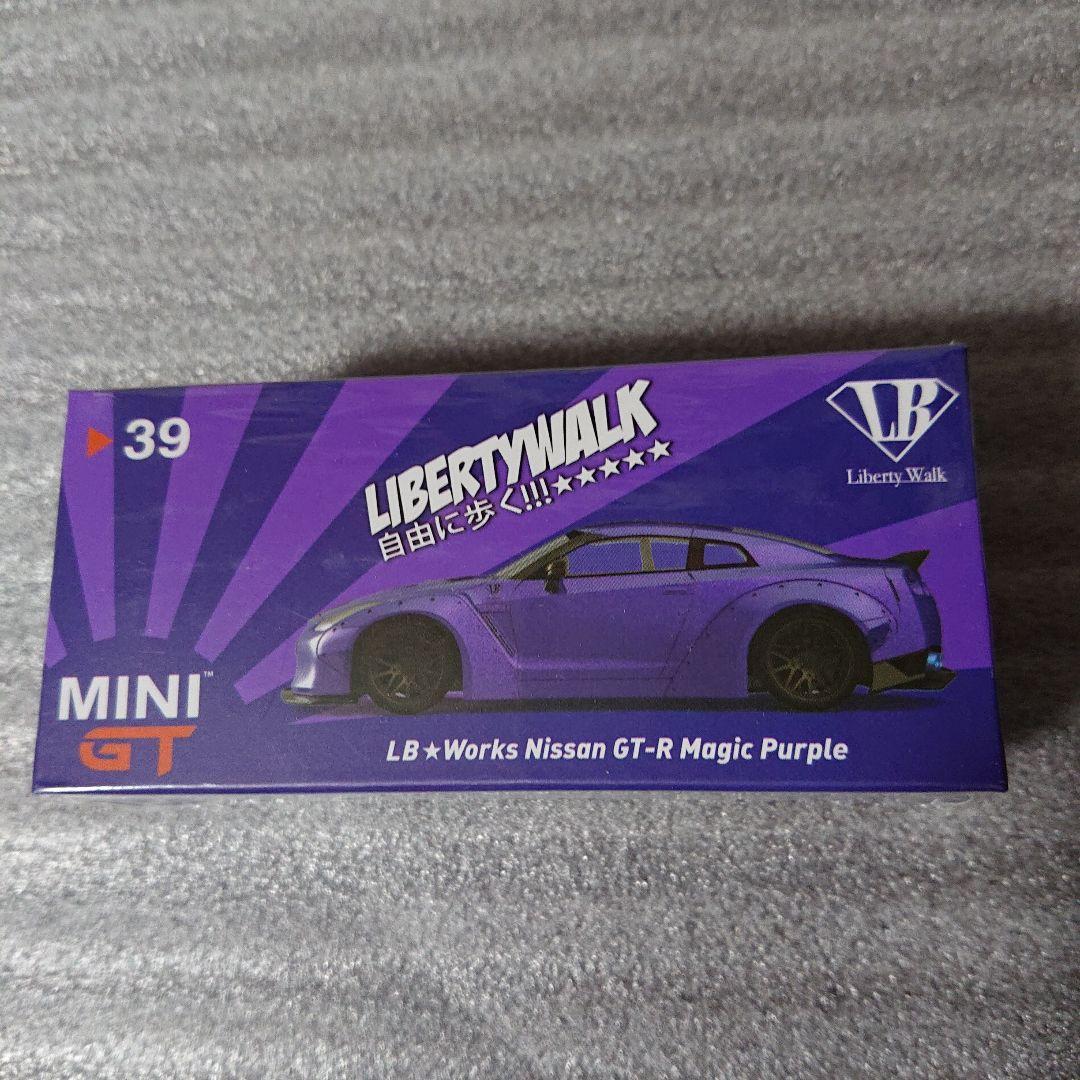ミニカー LB+Works Nissan GT-R Magic Purple MINIGT