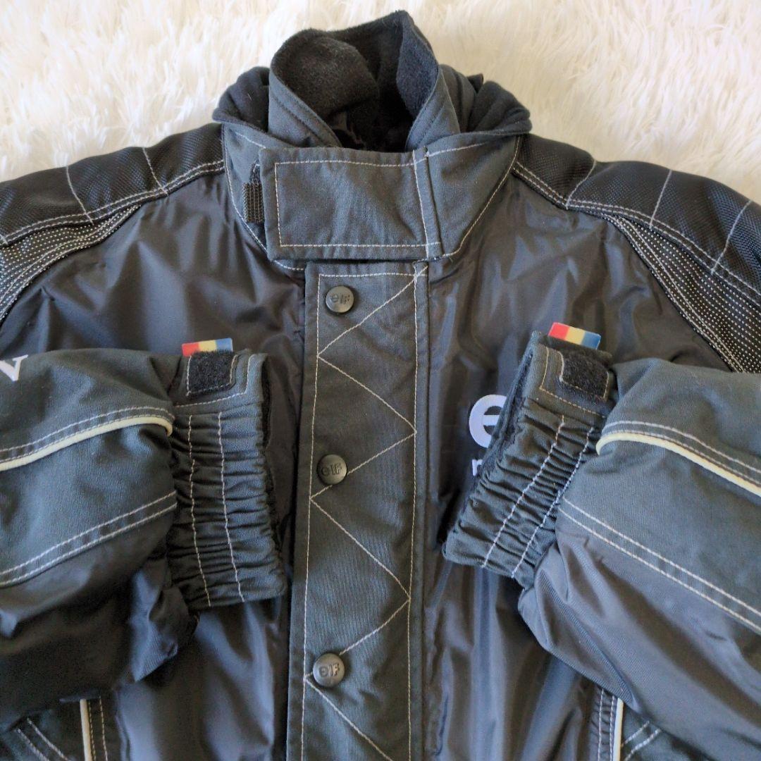 ✨美品✨ elf ジャケット LLサイズ 黒 ブラック バイクウェア