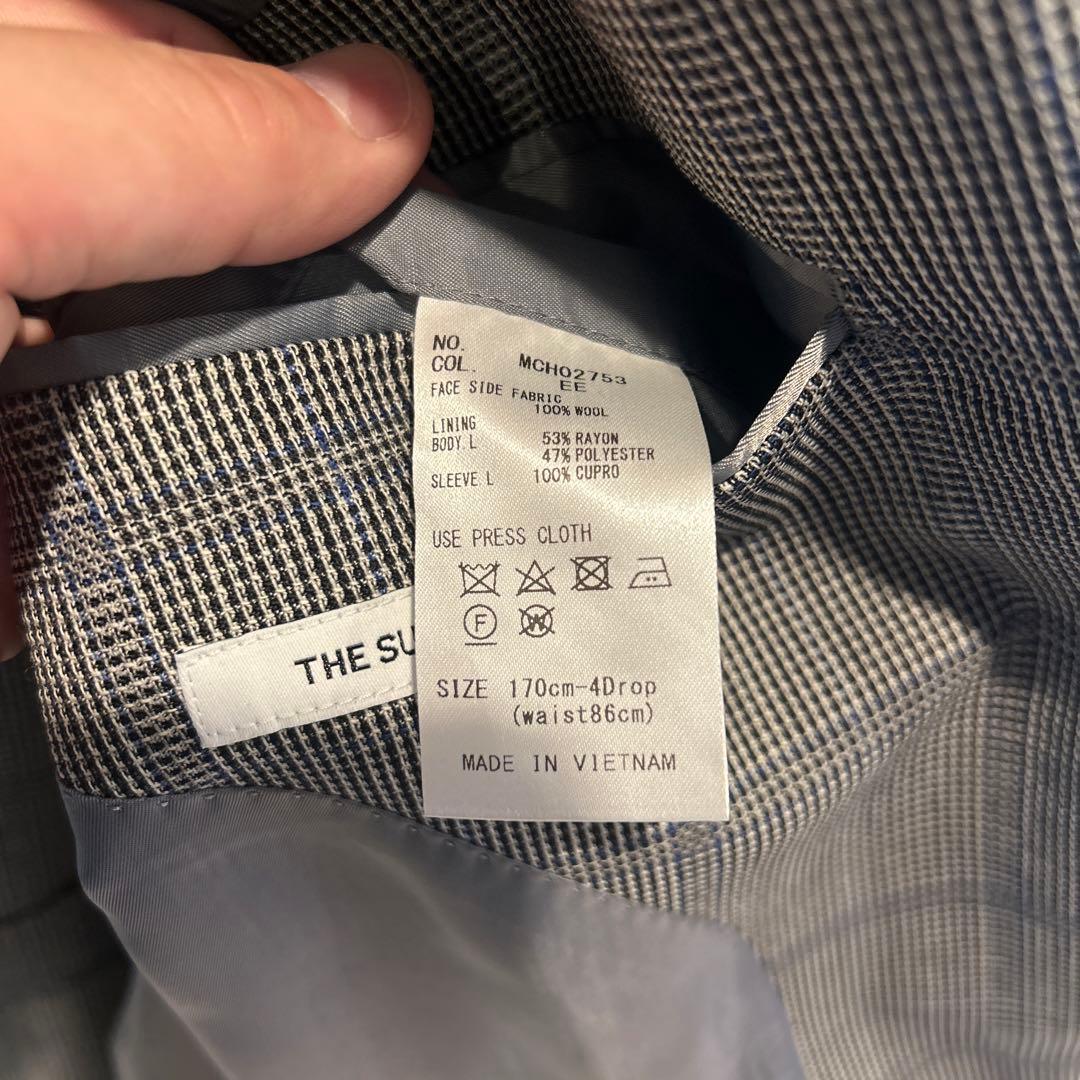 THE SUIT COMPANY チェック柄 スーツジャケット