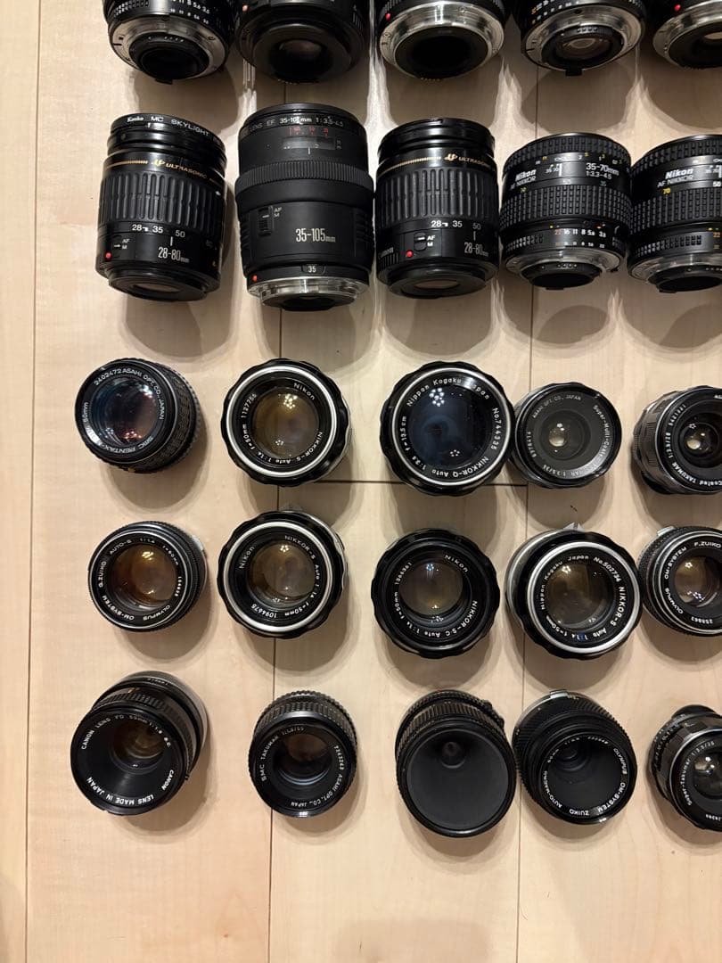EF AF NIKKOR OLYMPUS カメラ　レンズ 上質 60本まとめ