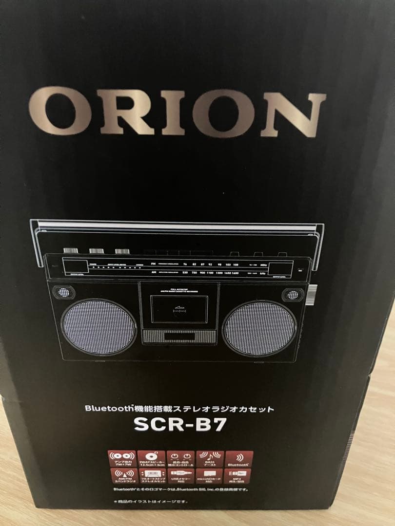 orion Bluetooth 機能搭載　ステレオ　ラジオカセット　scr-b7