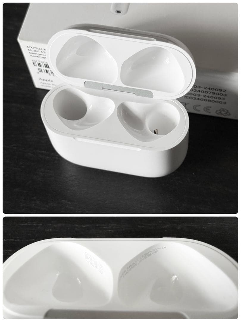 未使用に近い　2024年10月購入品　AirPods 4 MXP63J/A