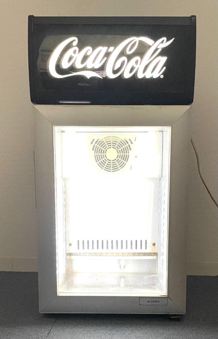 e*0様 Coca-Cola 小型　冷蔵庫 黒　レトロ 動作確認済　コカ・コーラ