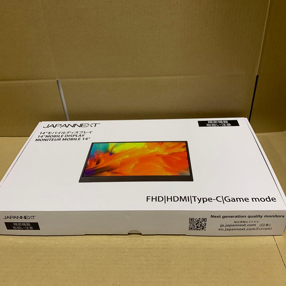 新品　JAPANNEXT 14インチ 1920x1080解像度 モバイルモニター