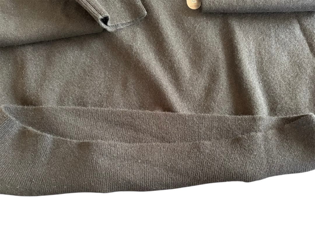 【タグ付未使用】ユニクロ +J カシミヤ　クルーネックセーター 黒 Lサイズ