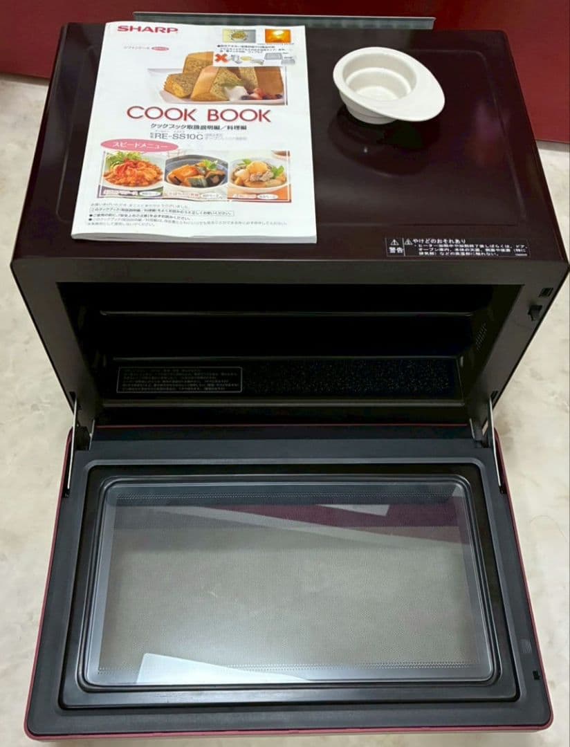 SHARP RE-SS10C-R 加熱水蒸気オーブンレンジ31L 2段調理タイプ