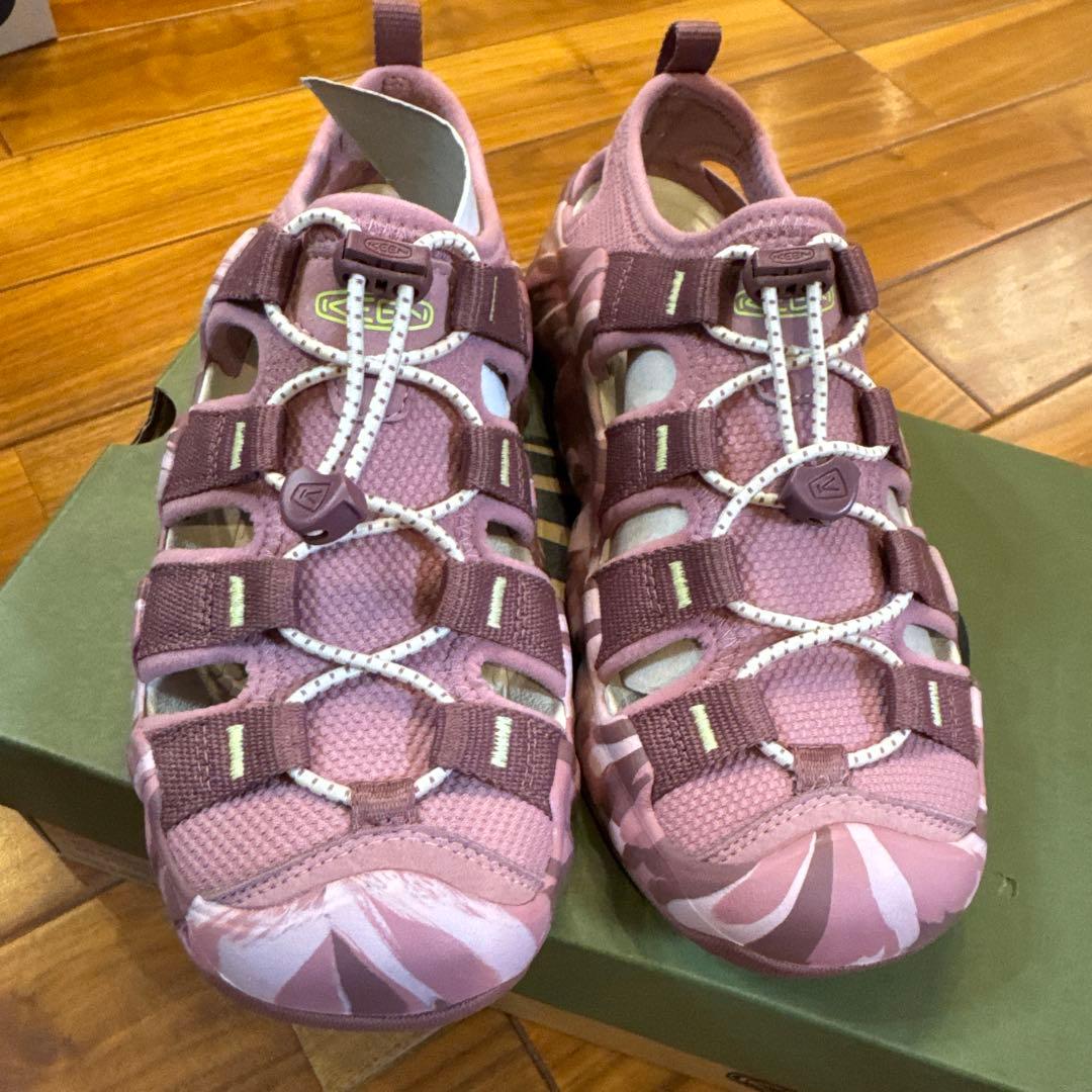 keen ピンク24.5hyperport h2 ハイパーポートエイチツー未使用