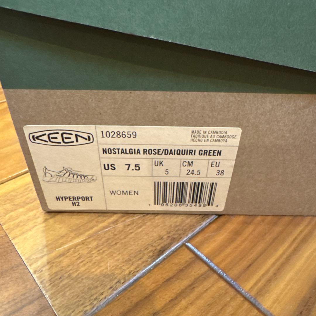 keen ピンク24.5hyperport h2 ハイパーポートエイチツー未使用