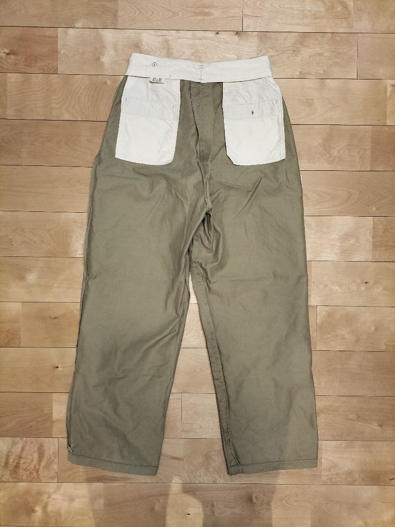 60s中期　US ARMY（米陸軍）チノパン アルミジップ　W32表記