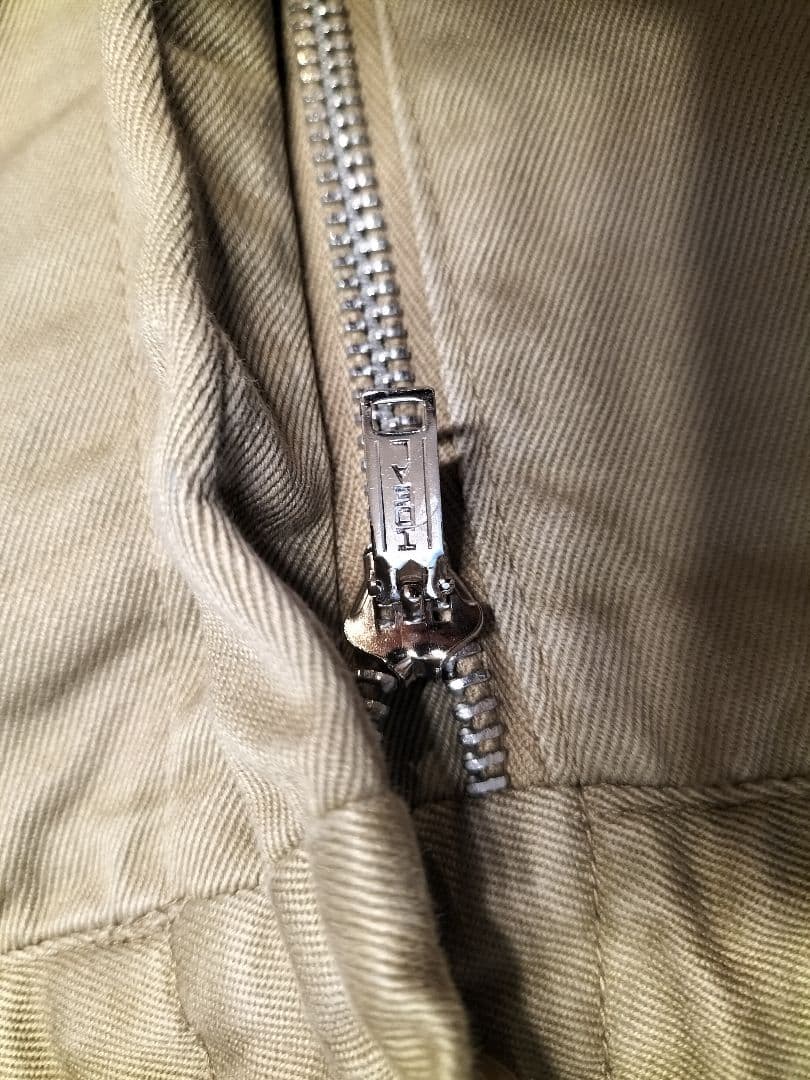 60s中期　US ARMY（米陸軍）チノパン アルミジップ　W32表記