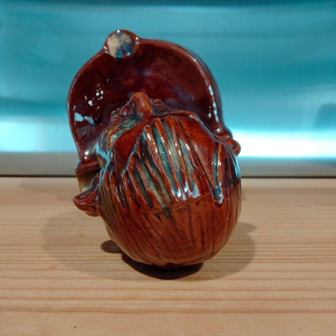 ビンテージ　四つ目　4つ目　置物　ミッドセンチュリー　酔っ払い トレイ