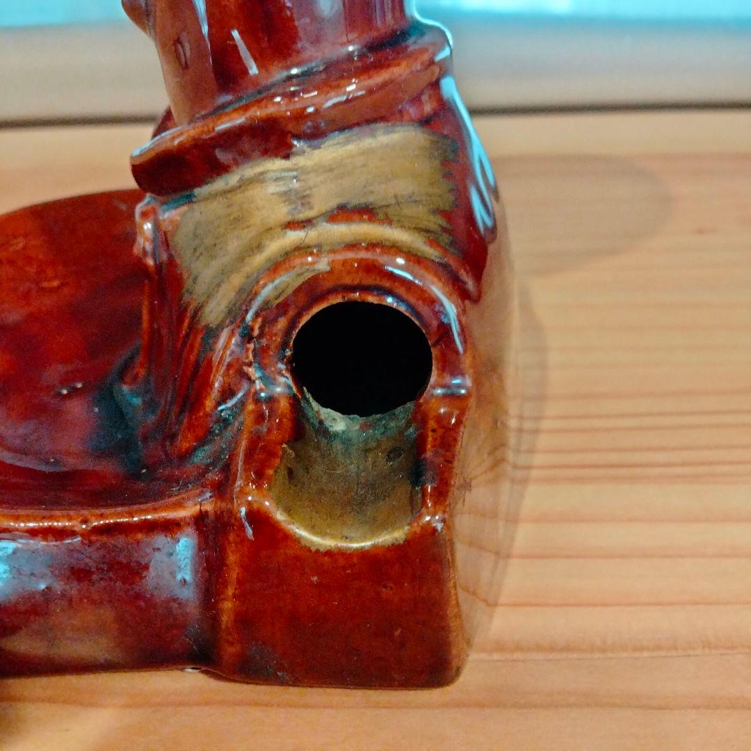 ビンテージ　四つ目　4つ目　置物　ミッドセンチュリー　酔っ払い トレイ