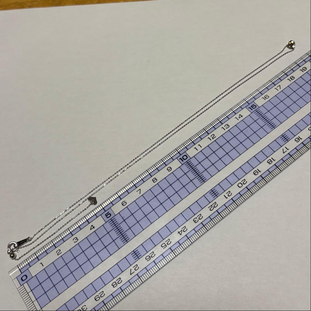 K18WG ブラウンダイヤ ネックレス 0.52ct ミステリーセッティング