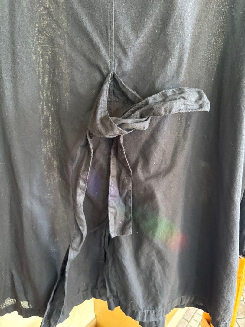 キャピタル　KAPITAL シャツワンピ　薄ジャケット　炭黒　コンチョ