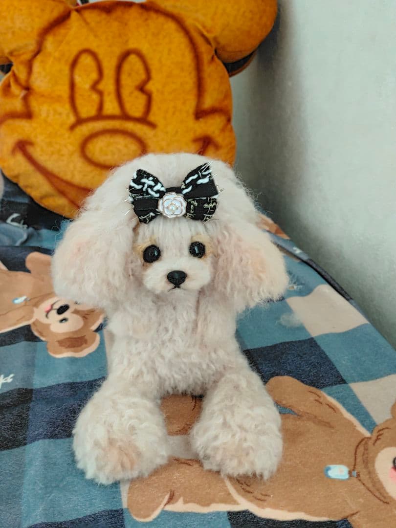 里親様募集♡送料込み。アプリコットちゃん。トップノット。