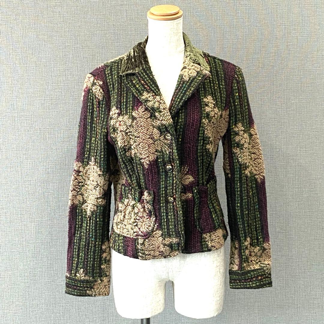 【ETRO】エトロ 花柄テーラードジャケット