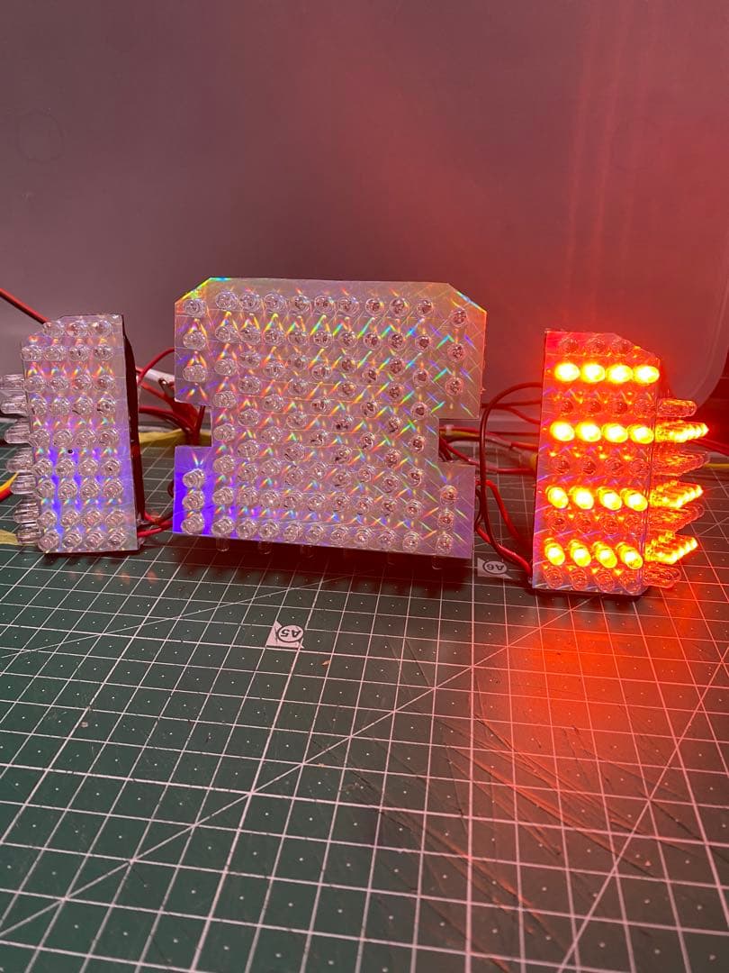 CBX400F専用レインボーテール3点セット