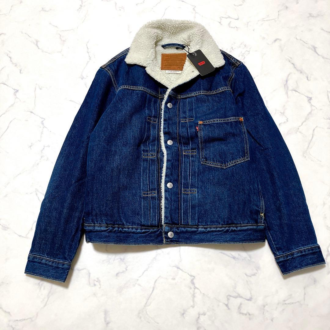 新品LEVI'SリーバイスTYPEIシェルパトラッカージャケットデニムジャケット