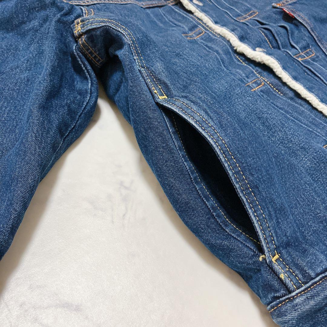 新品LEVI'SリーバイスTYPEIシェルパトラッカージャケットデニムジャケット