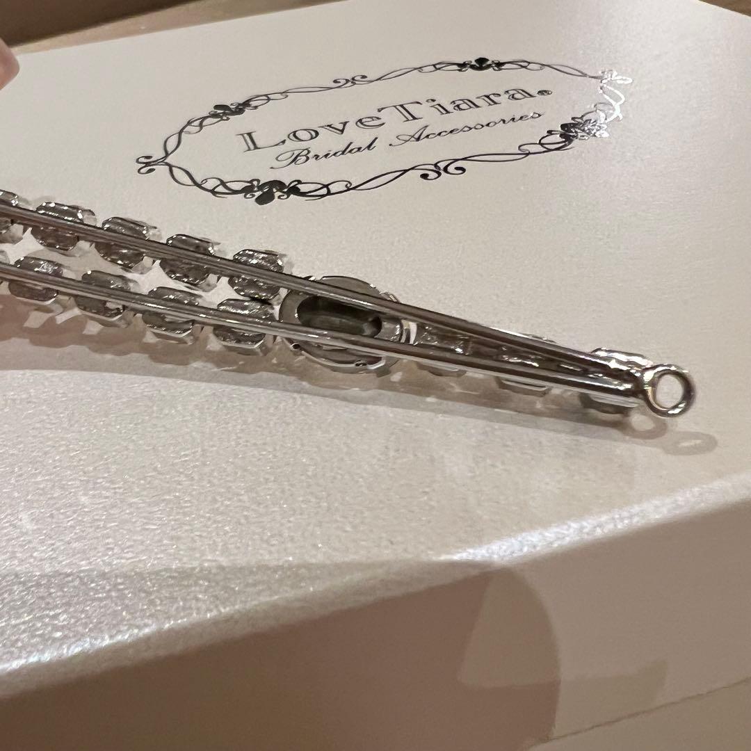 【美品】Love Tiara クリスタルカチューシャ　イヤリング