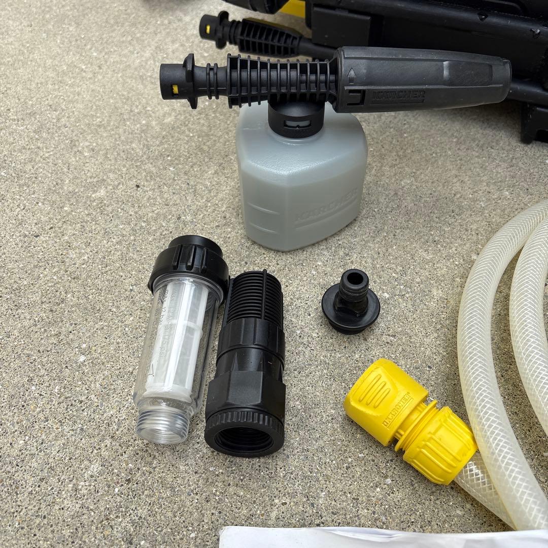 KARCHERケルヒャー家庭用高圧洗浄機　K2サイレント　残り湯用も付属