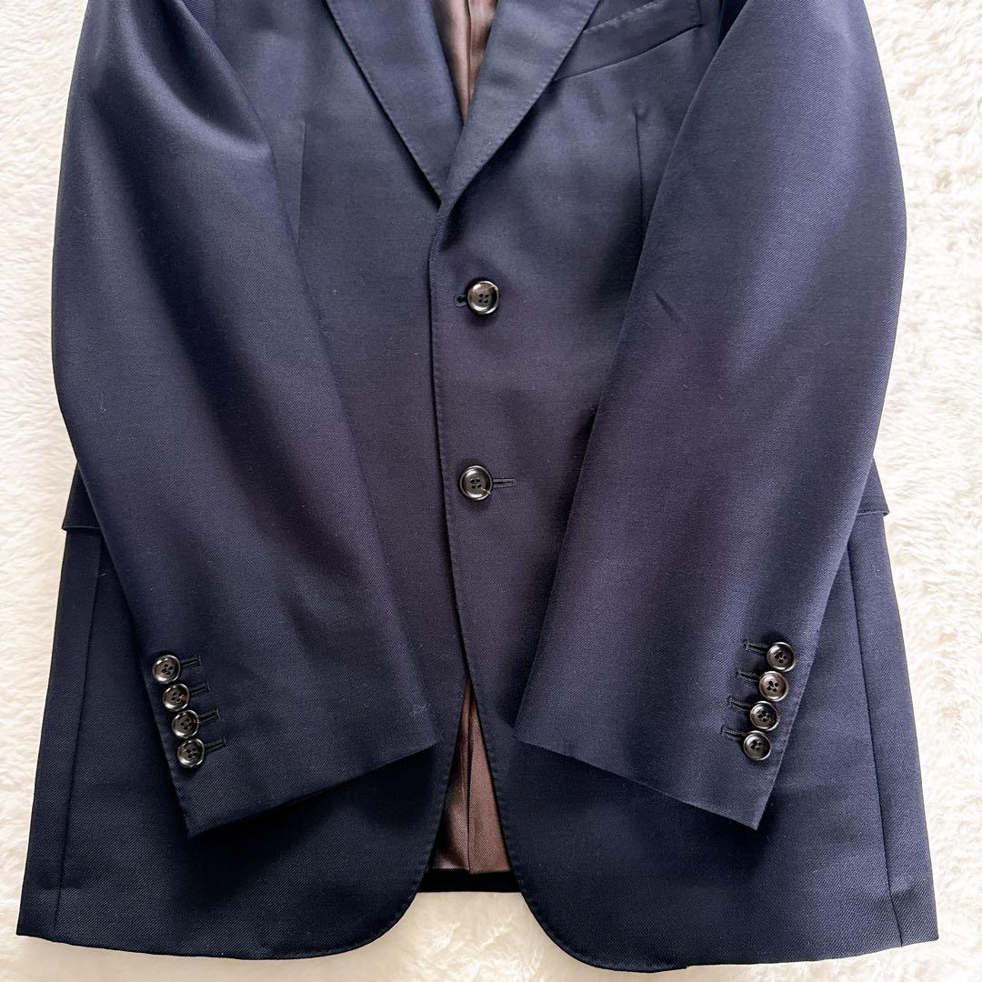 【ダンヒル】3ピース スーツ ネイビー 46サイズ