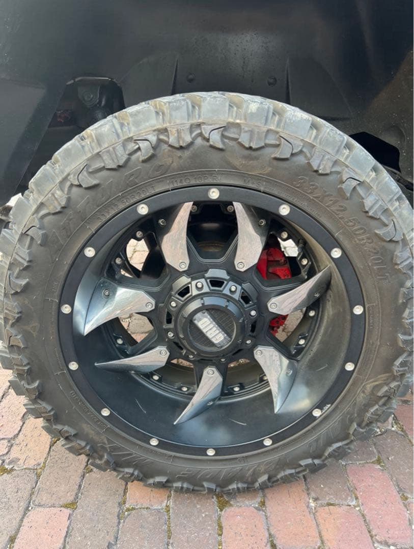 オフロードタイヤ(33x12.5×r20)4本