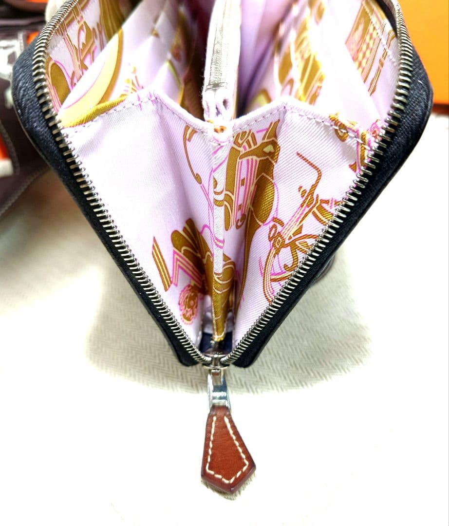 エルメス　アザップロング　シルクイン ブラック