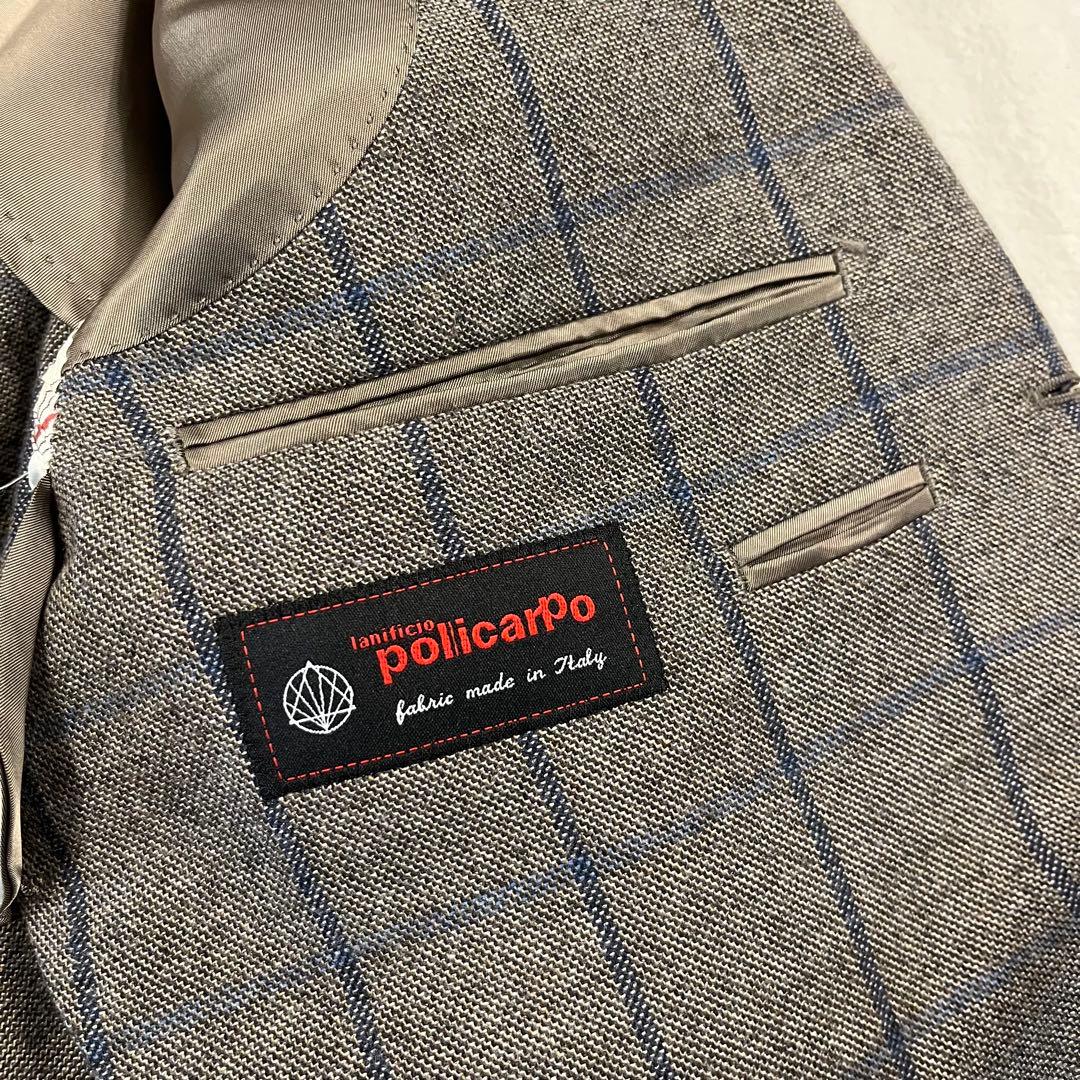 policarPo ポリカルポ イタリア生地 テーラードジャケット ウィンドペン