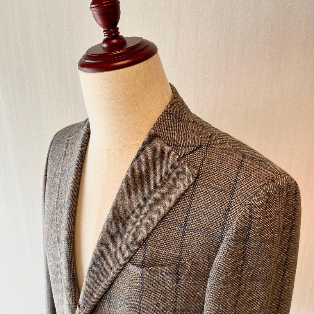 policarPo ポリカルポ イタリア生地 テーラードジャケット ウィンドペン