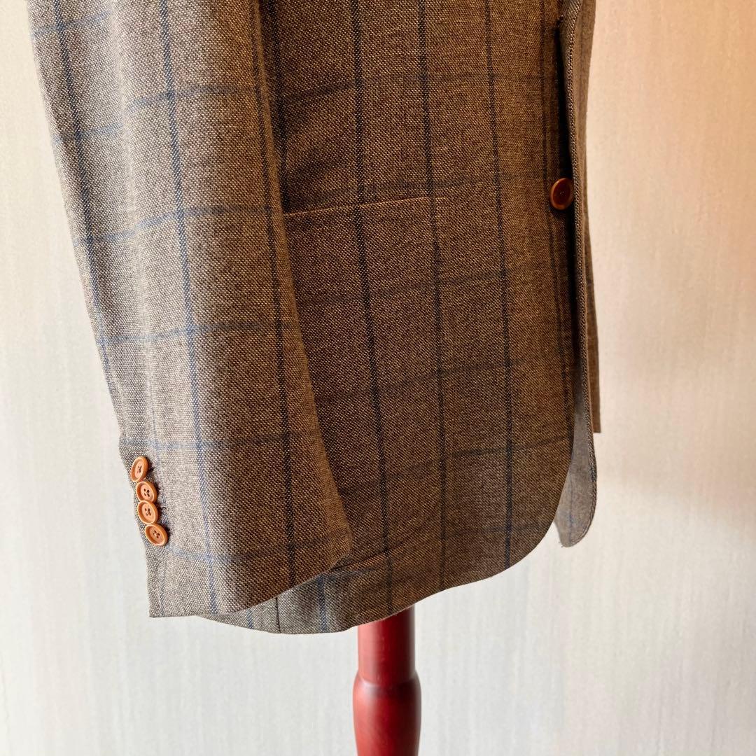 policarPo ポリカルポ イタリア生地 テーラードジャケット ウィンドペン