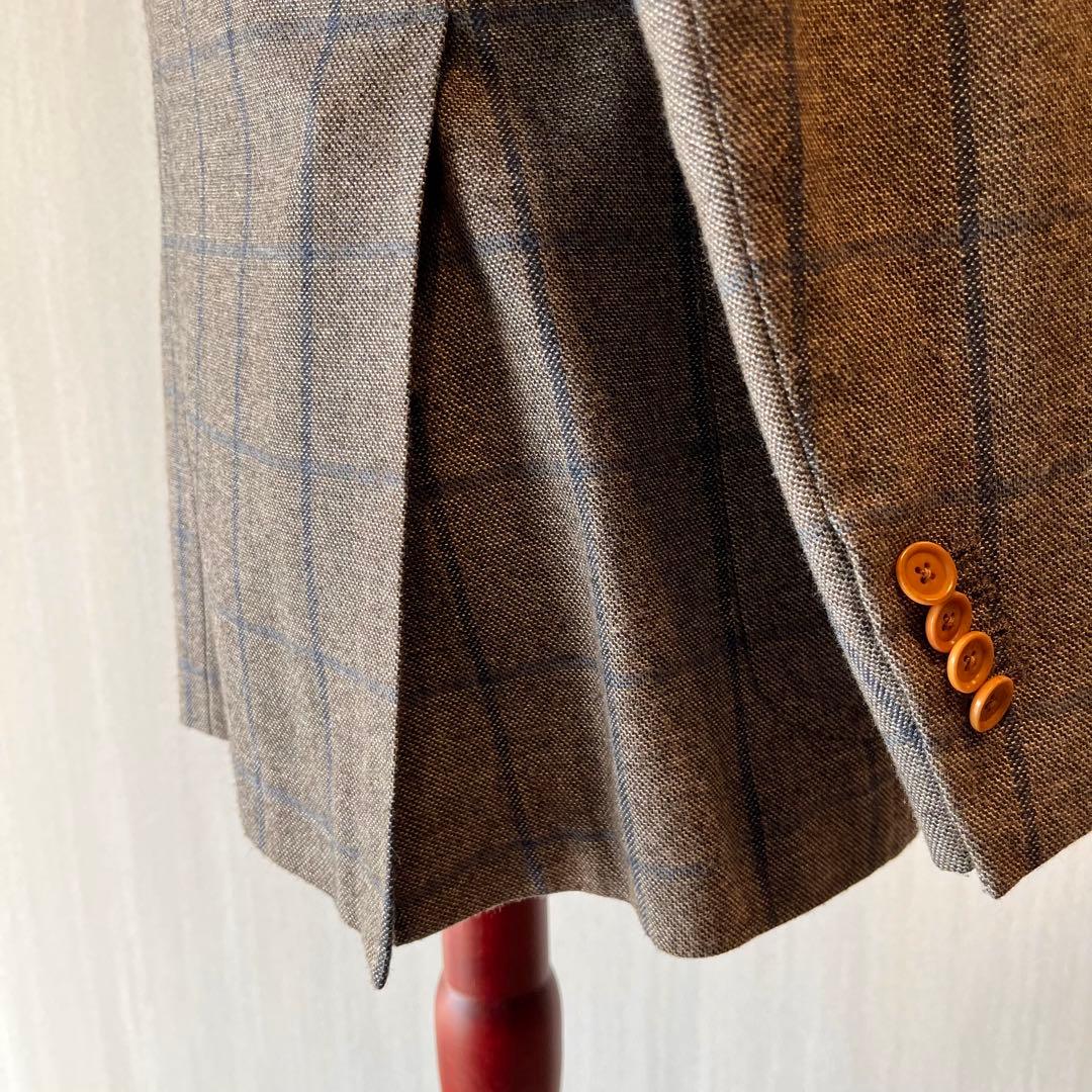 policarPo ポリカルポ イタリア生地 テーラードジャケット ウィンドペン