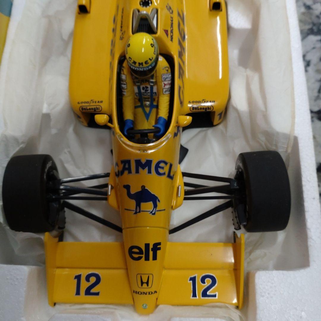ミニチャンプス 1/18 ロータス 99T A・セナ 1987 CAMEL仕様