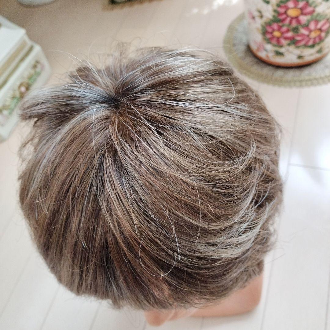 ショートボブウィッグ グラデーションブラウン