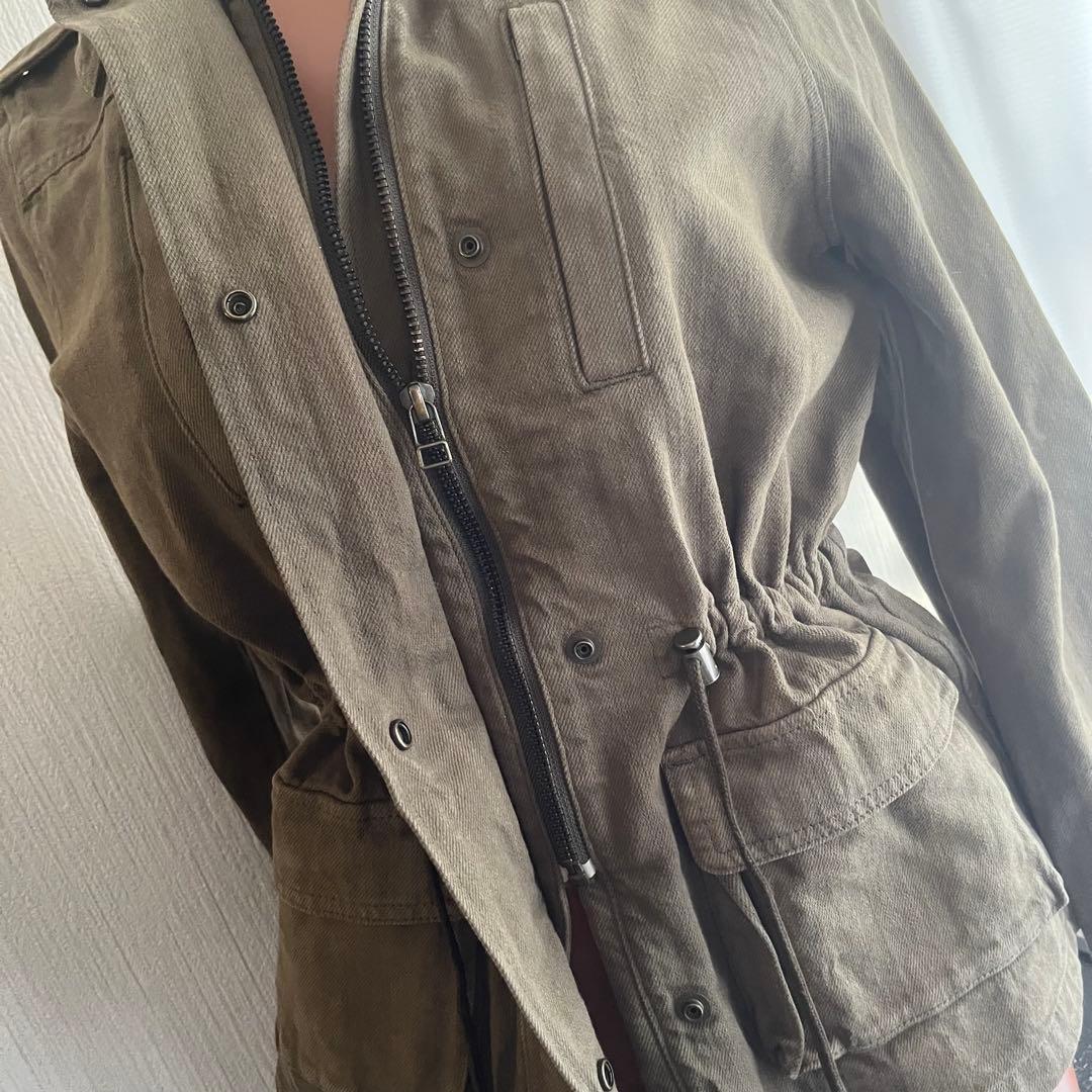 【激レア】【平成ギャル】 ALBA ROSA ミリタリージャケットコート　カーキ